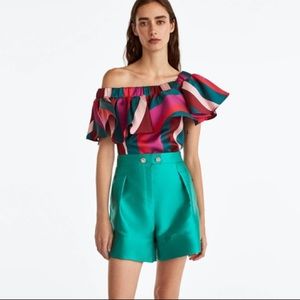 UTERQÜE Blouse off the shoulder